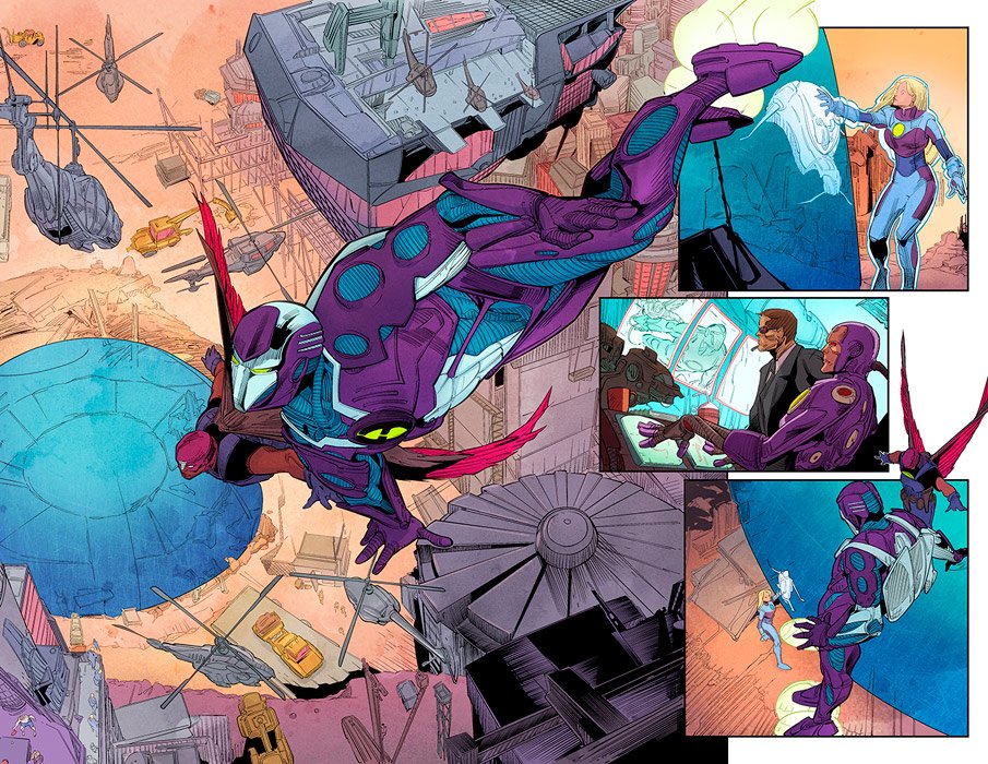 Download Comic Ultimate Fantastic Four Art