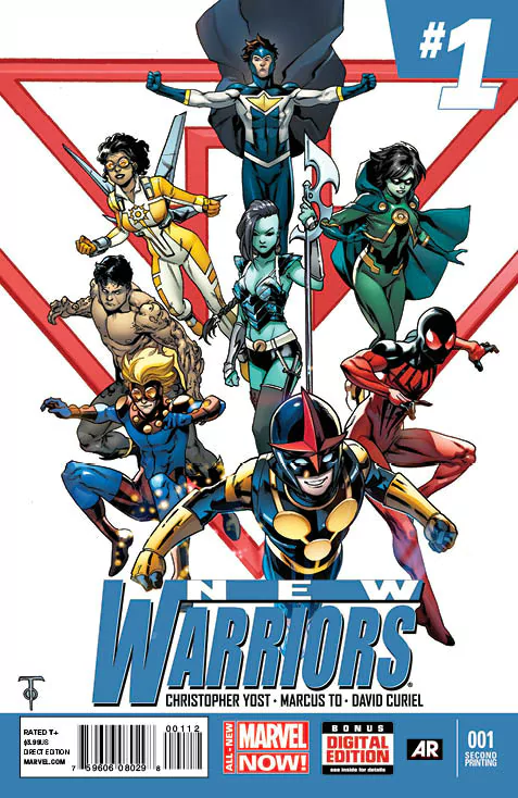 Comic new warriors Image