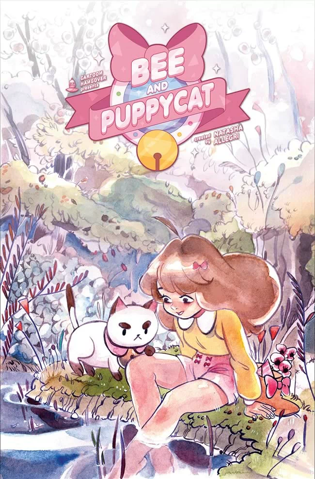 Comic bee and puppycat Image