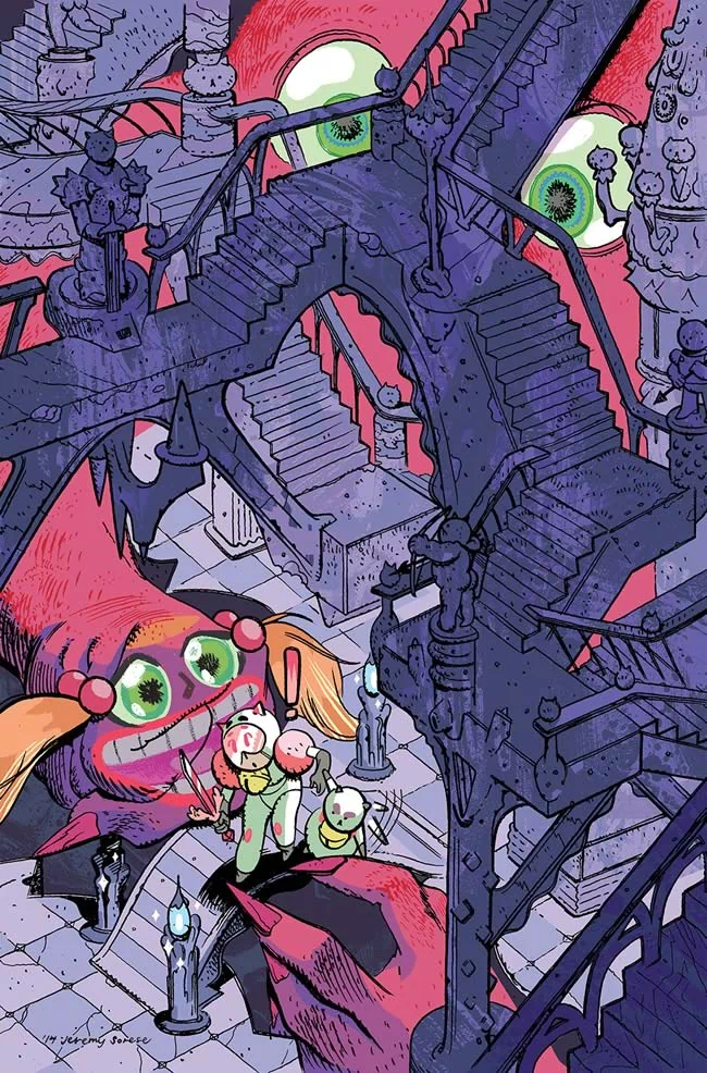 Comic bee and puppycat Image