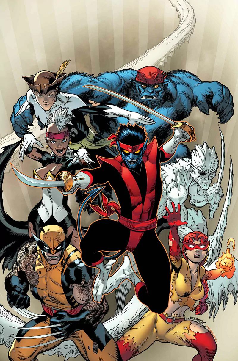 Firestar (Marvel Comics) X-Men Iceman (Marvel Comics) Northstar (Marvel Comics) Beast (Marvel Comics) Storm (Marvel Comics) Wolverine Comic Amazing X-Men Image