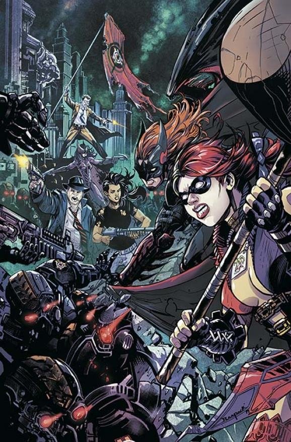 Download James Gordon Kate Kane Batwoman Harley Quinn Comic Injustice: Gods Among Us Art