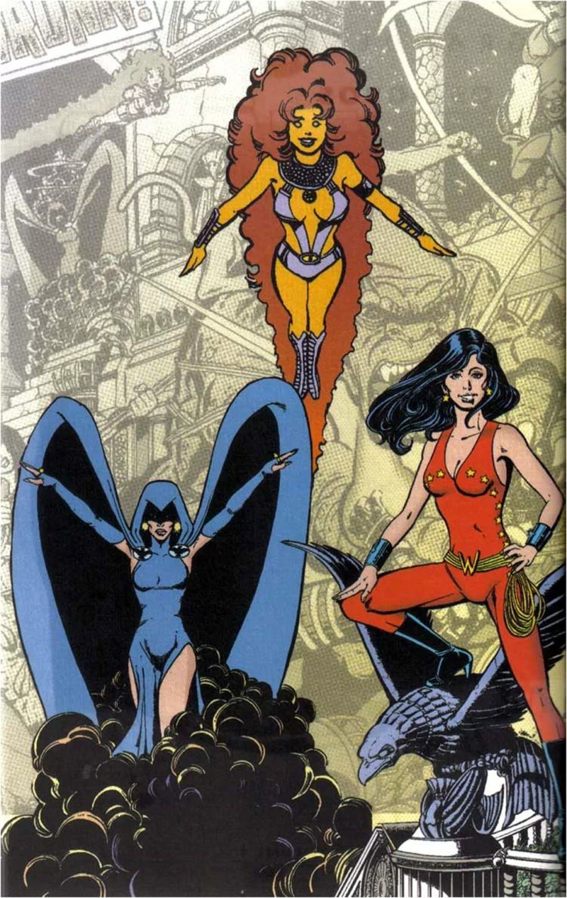 DC Comics Donna Troy Wonder Girl Starfire (DC Comics) Raven (DC Comics) Comic Teen Titans Image