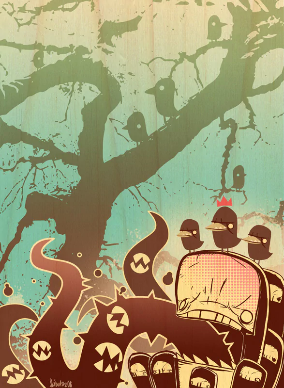  The Scary Tree by Scott Kikuta