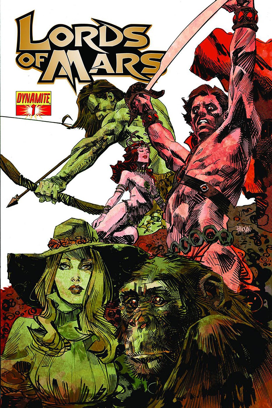 Download Comic Lords Of Mars Art