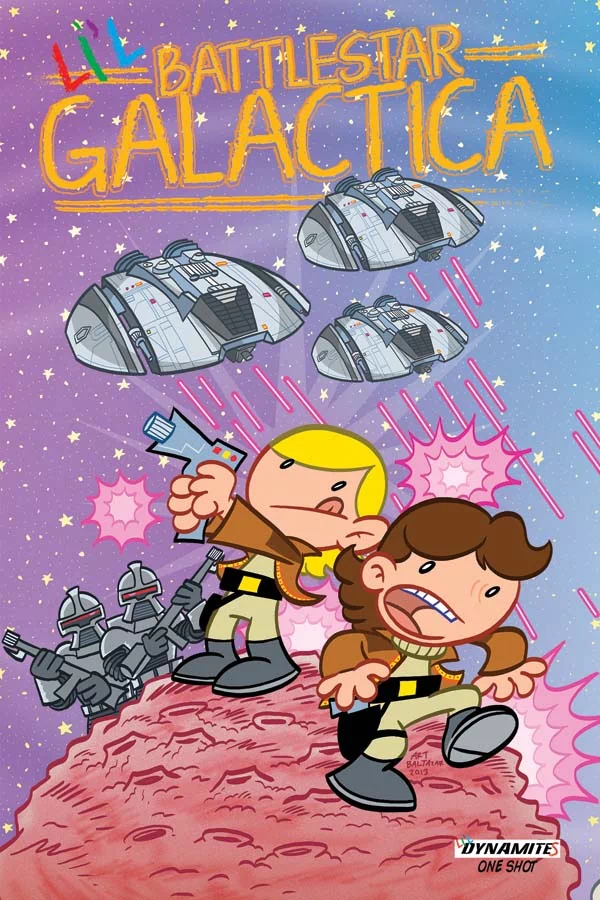 Comic li'l battlestar galactica Image