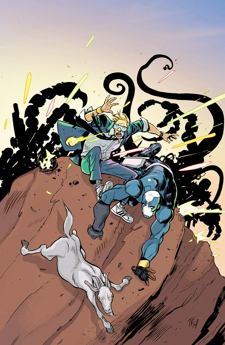 Comic Quantum and Woody Image