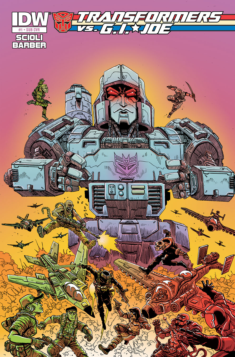 Transformers Vs. G.i. Joe Art