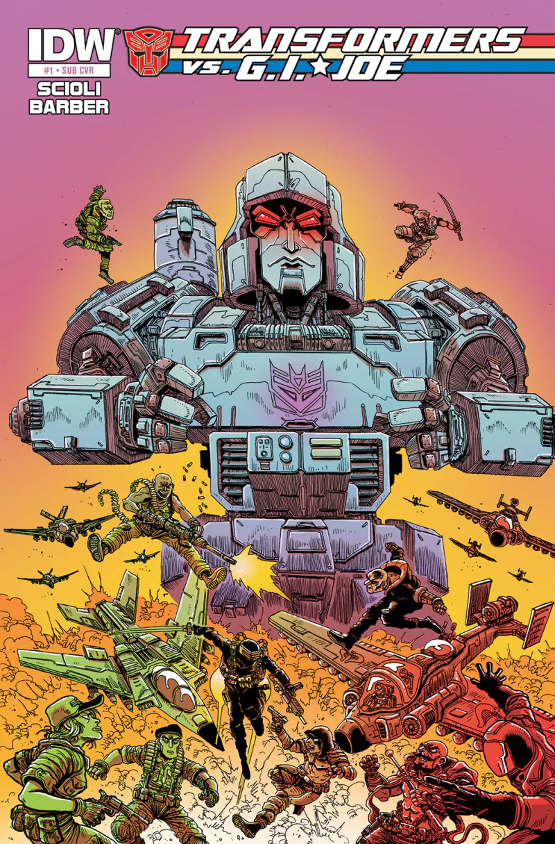 Comic transformers vs. g.i. joe Image