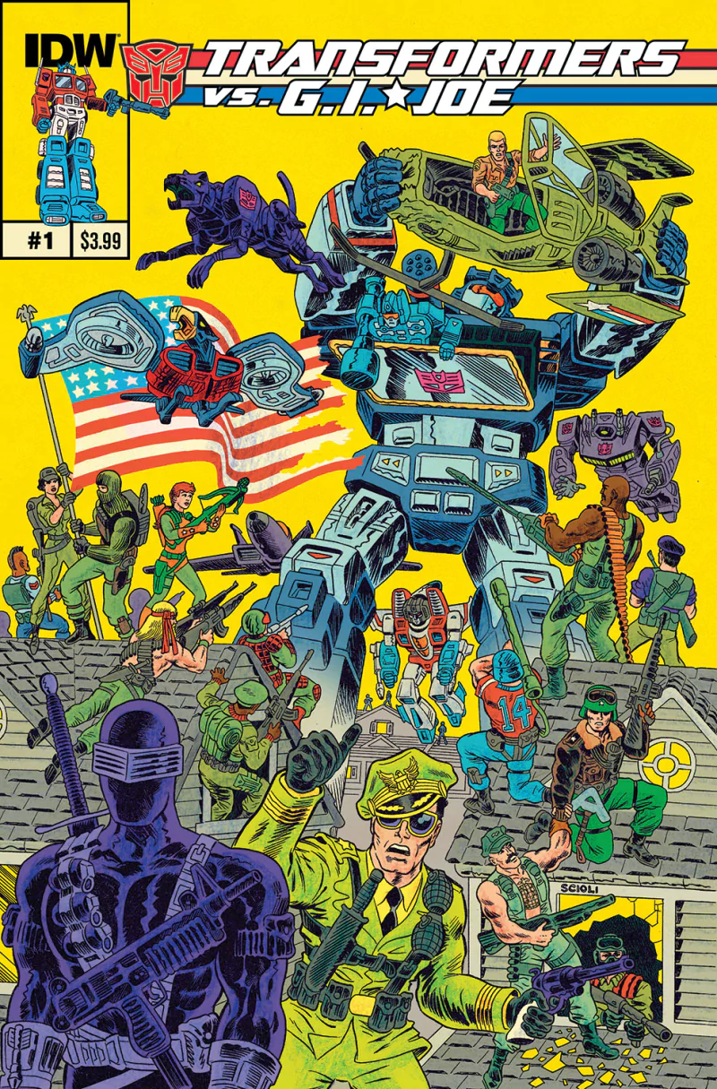 Comic transformers vs. g.i. joe Image