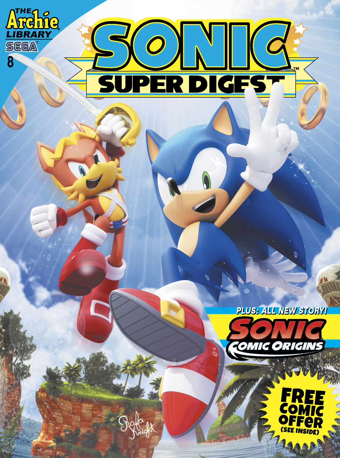 Sonic Super Digest Art