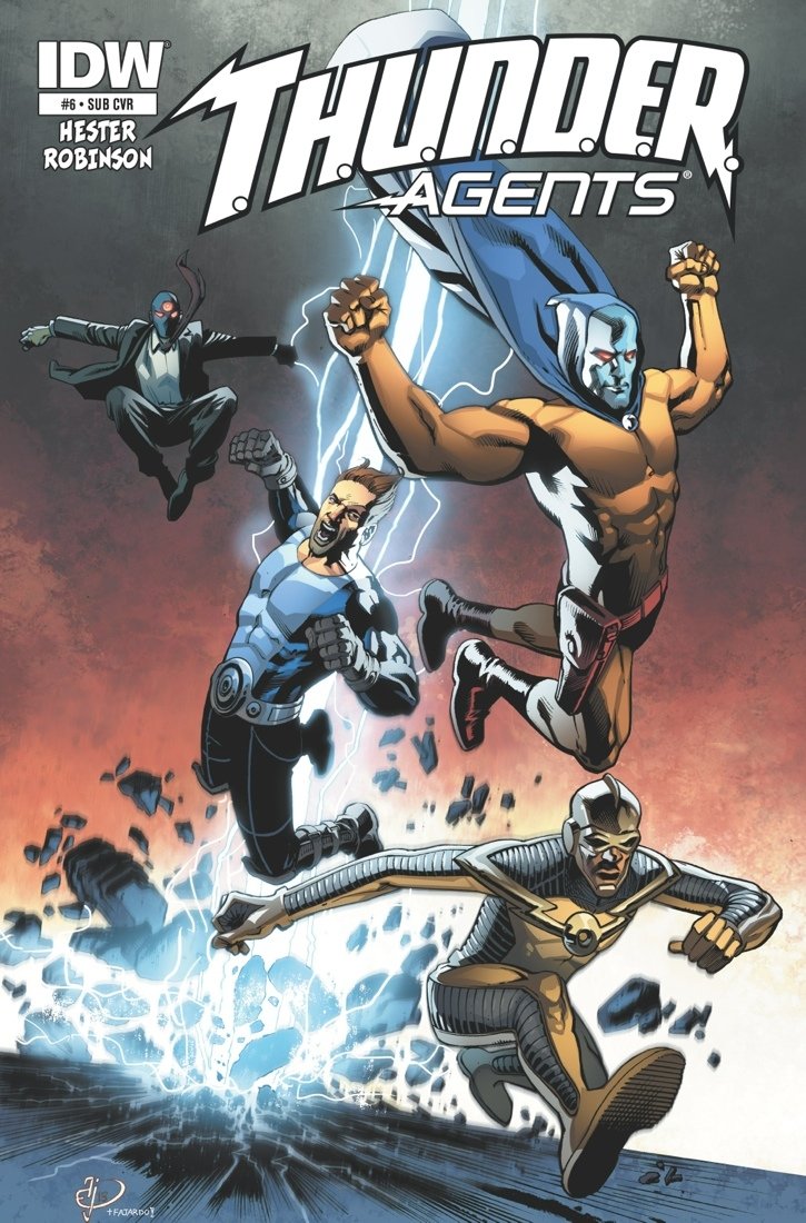 Download Comic Thunder Agents Art