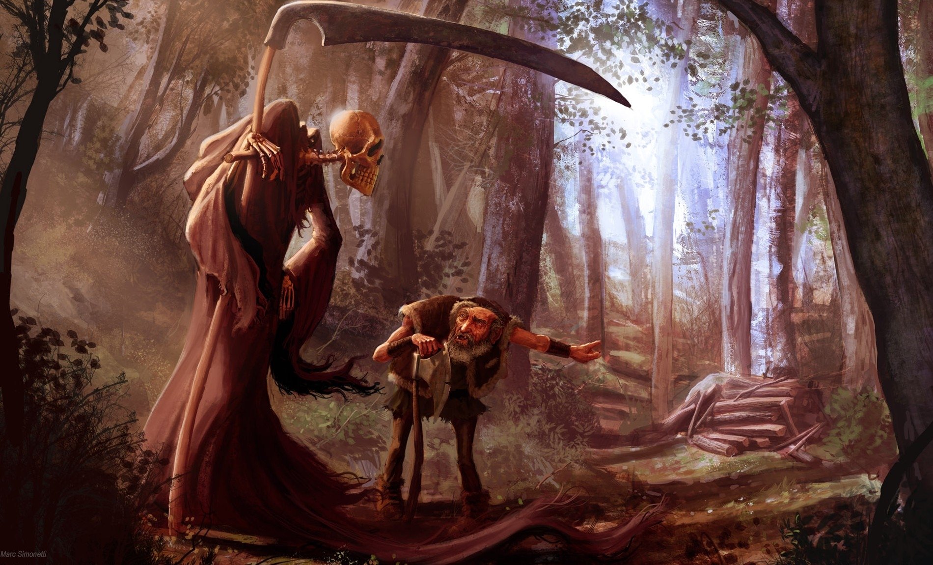 Download Death Dark Grim Reaper Art