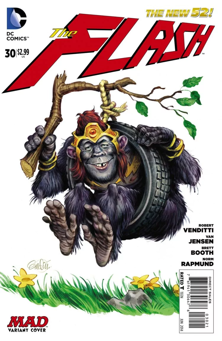 Gorilla Grodd Comic Flash Image