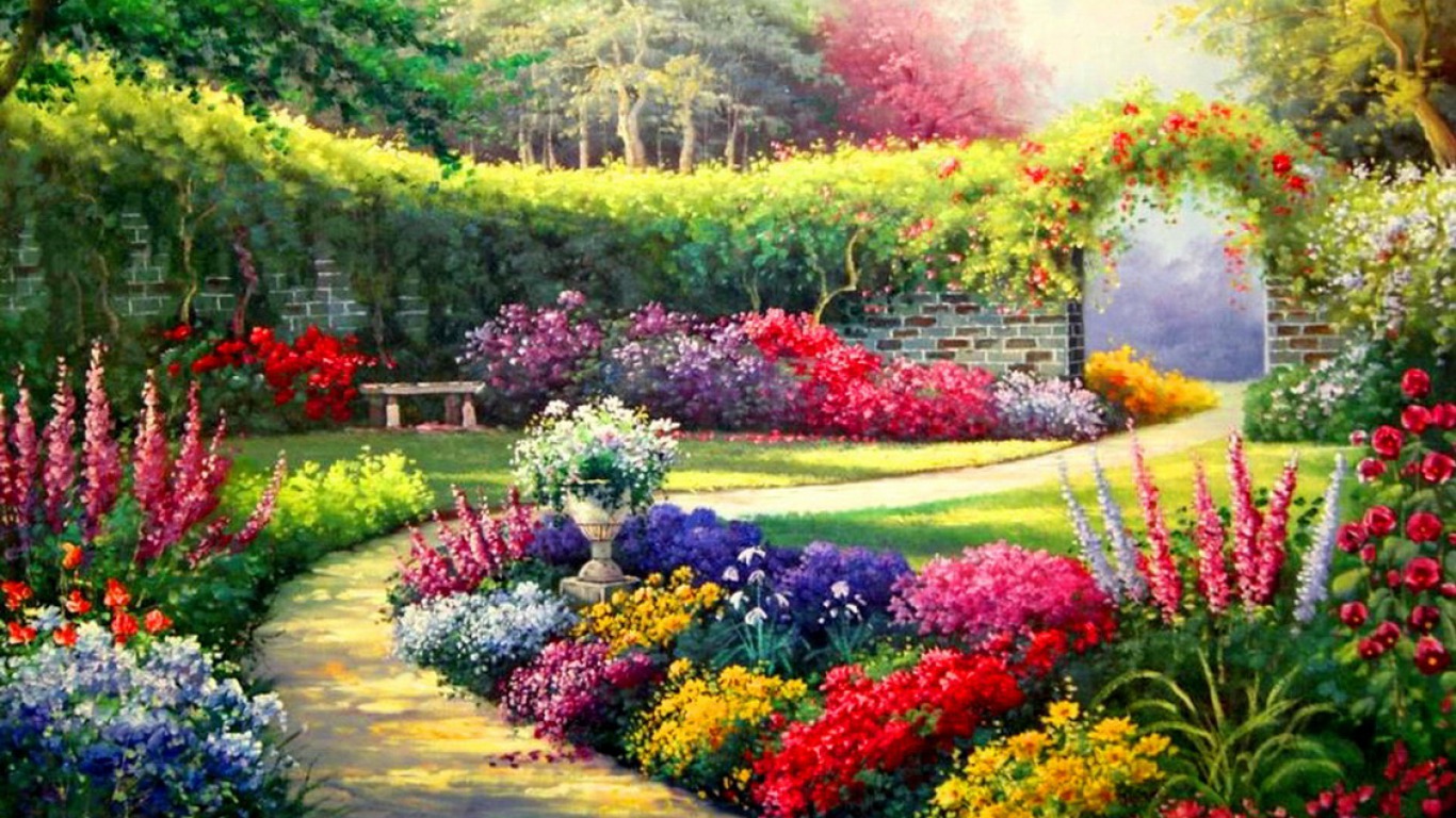 A Beautiful Garden by Richard Burns