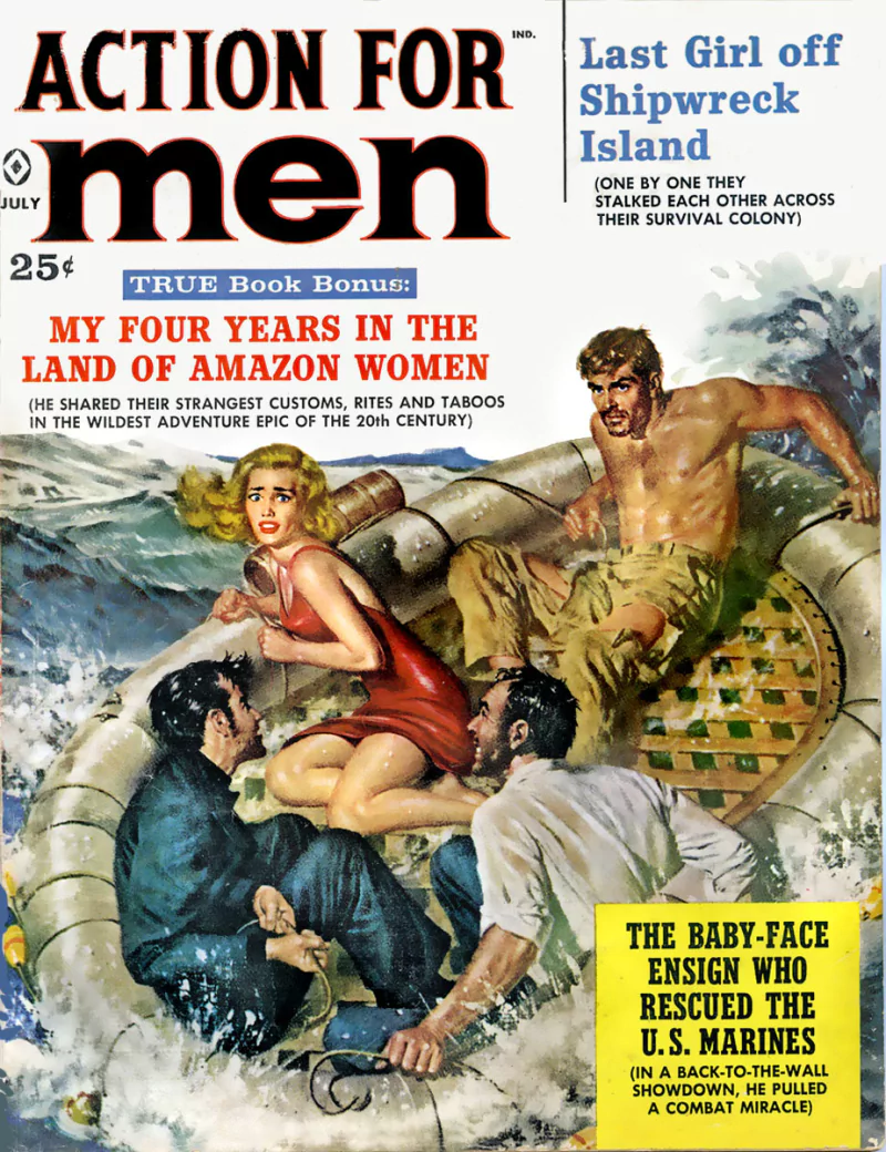 Comic action for men Image
