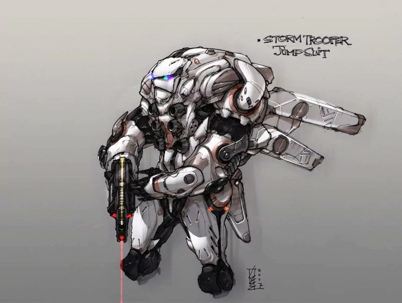  stormtrooper jumpsuit by Ed Lee