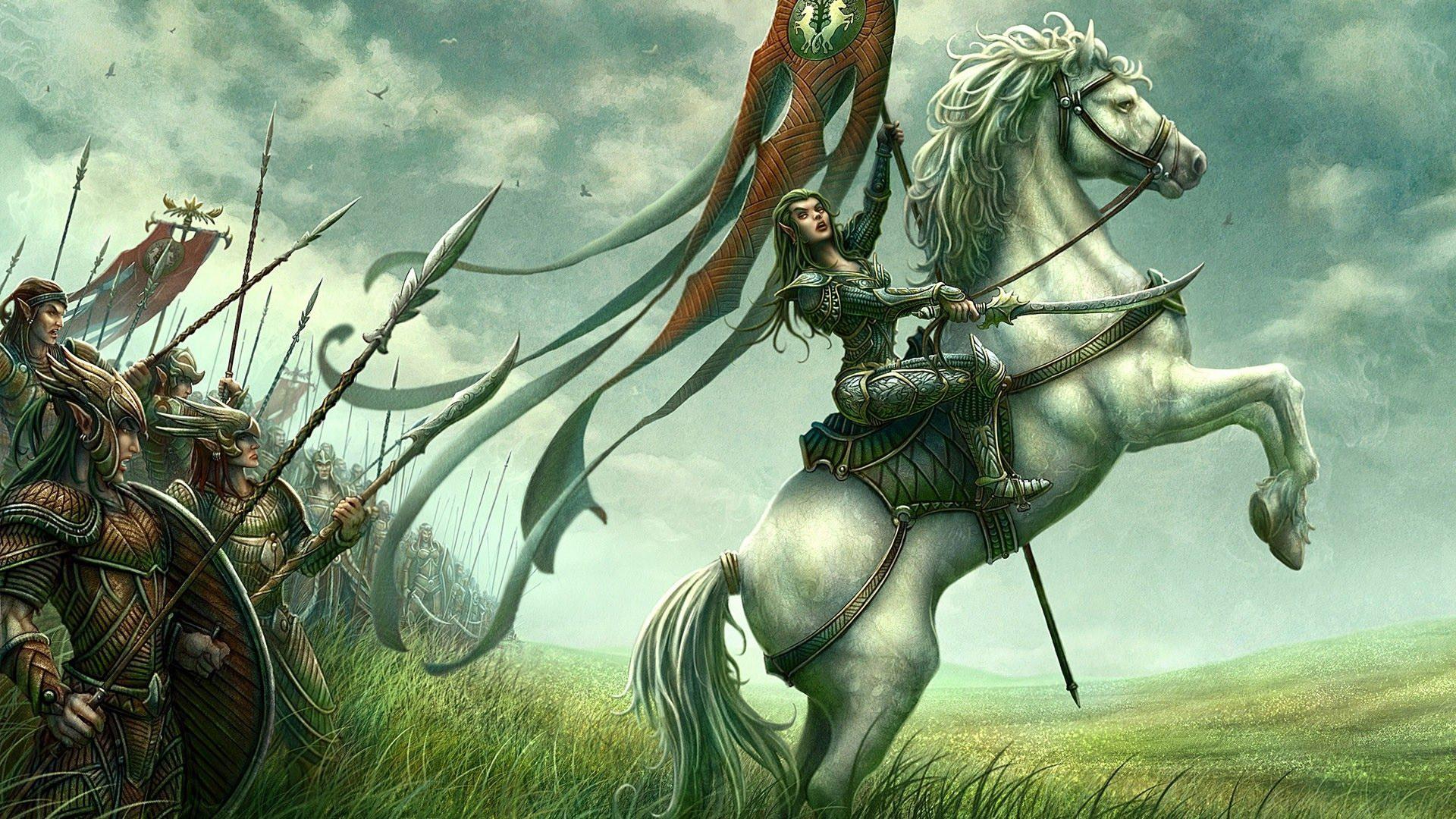 Fantasy Women Warrior Art by seventy2seconds