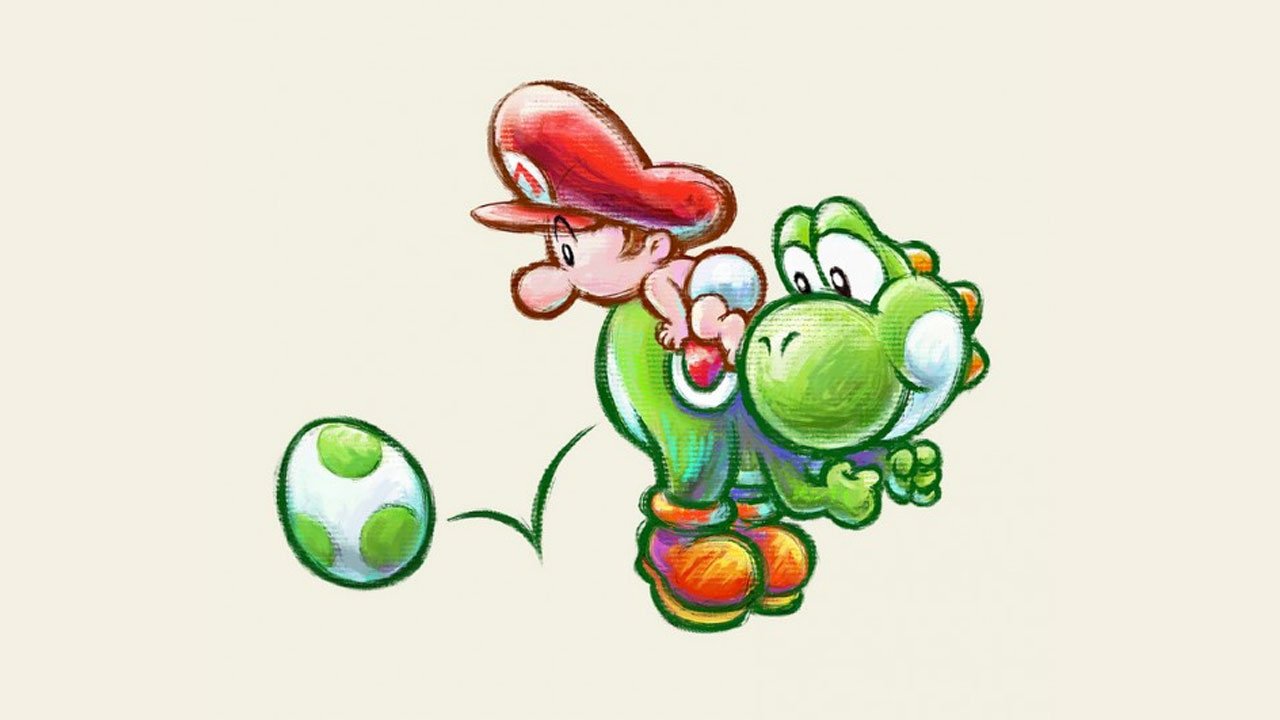 Download Yoshi Baby Mario Video Game Yoshi's New Island Mario Art