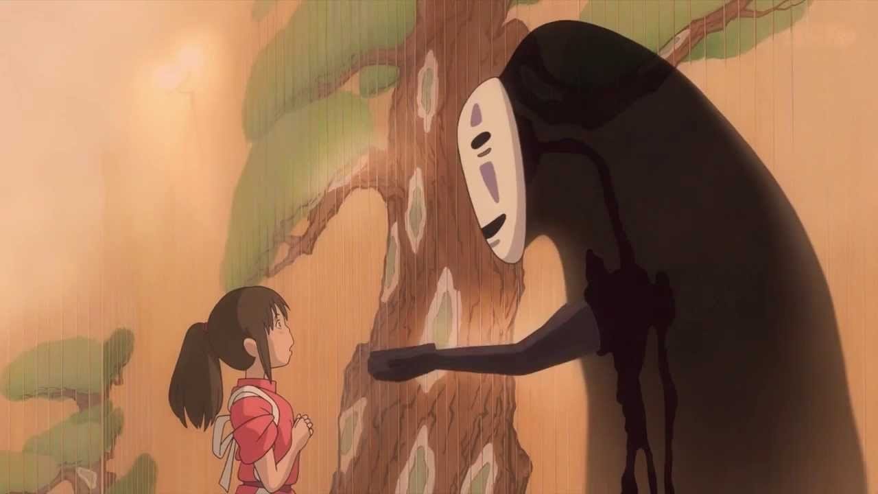 Download No-Face (Spirited Away) Anime Spirited Away Fantasy Character Interaction Fantasy Anime Art