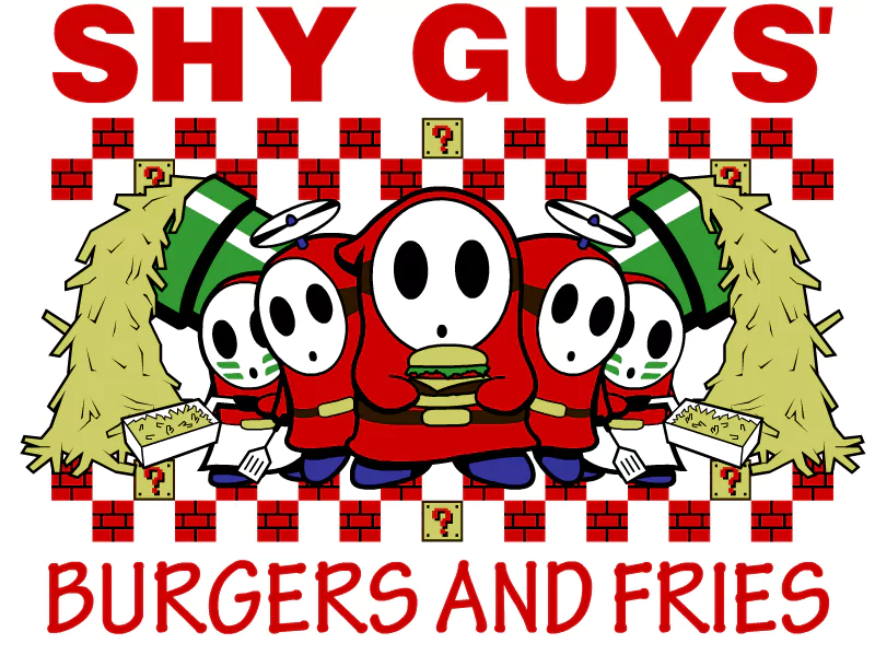 Shy Guy video game Mario Shy Guys burger Image