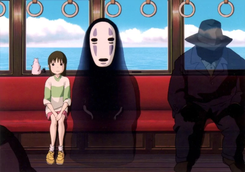 No-Face (Spirited Away) Anime Spirited Away train anime train Image