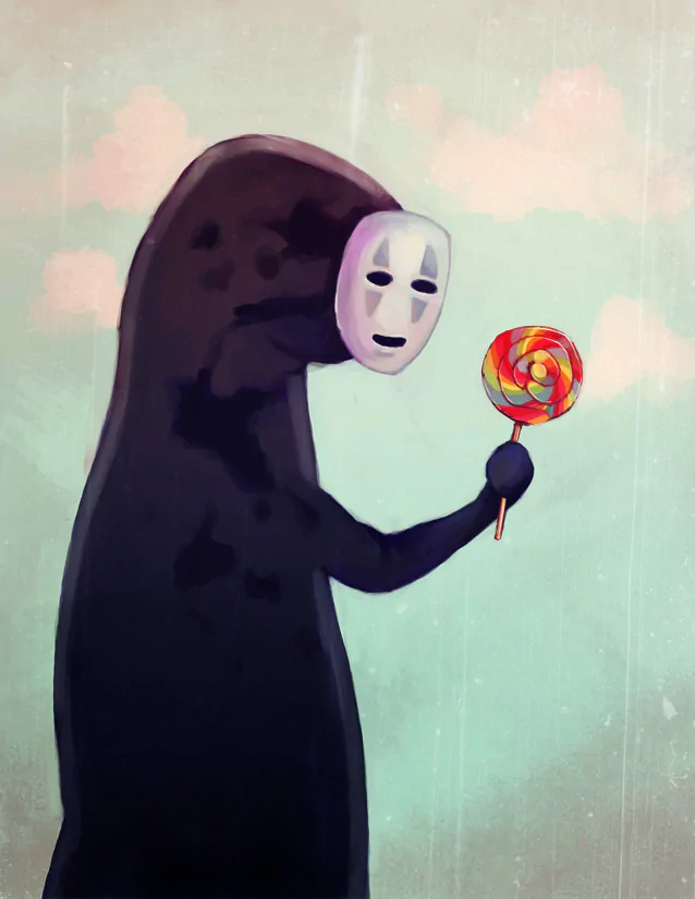 No-Face (Spirited Away) Anime Spirited Away ghost sweets Image