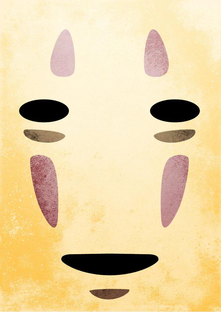No-Face (Spirited Away) Anime Spirited Away mask artistic Image