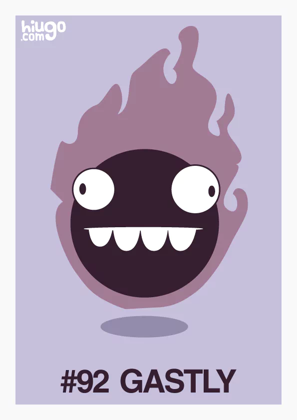 Gastly (Pokémon) video game Pokemon ghost-type cartoon Image