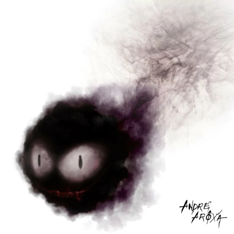 Gastly (Pokémon) video game Pokemon ghost shadow Image