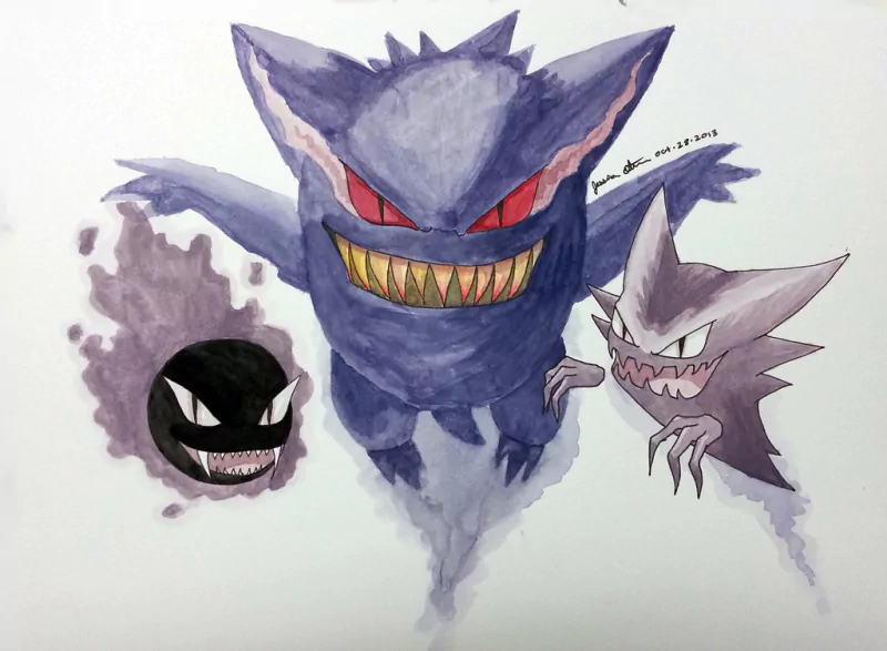 Gastly (Pokémon) video game Pokemon Gengar (Pokémon) Haunter Image