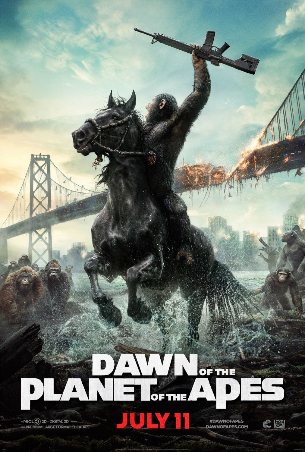 Download Movie Dawn Of The Planet Of The Apes Art