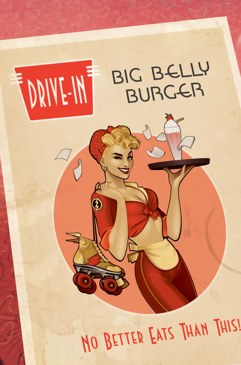 DC Bombshells Comic Flash Image