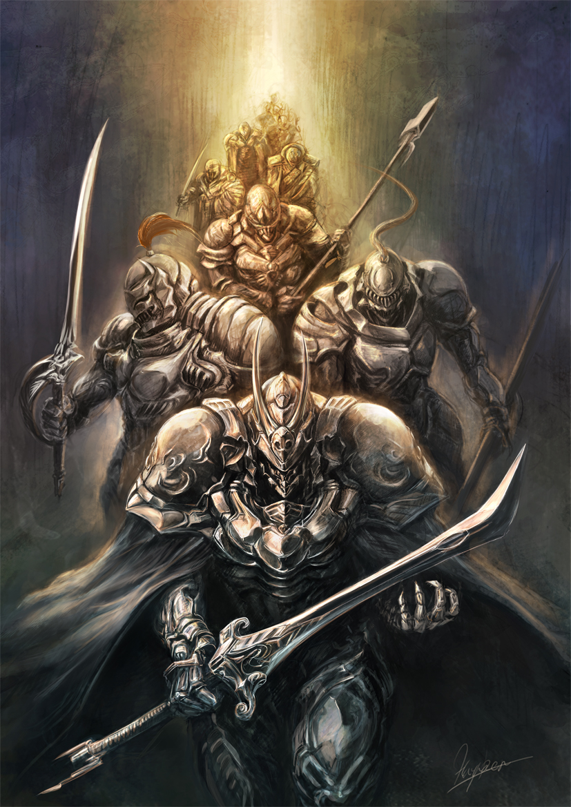 Fantasy Knight Art by Hayaken