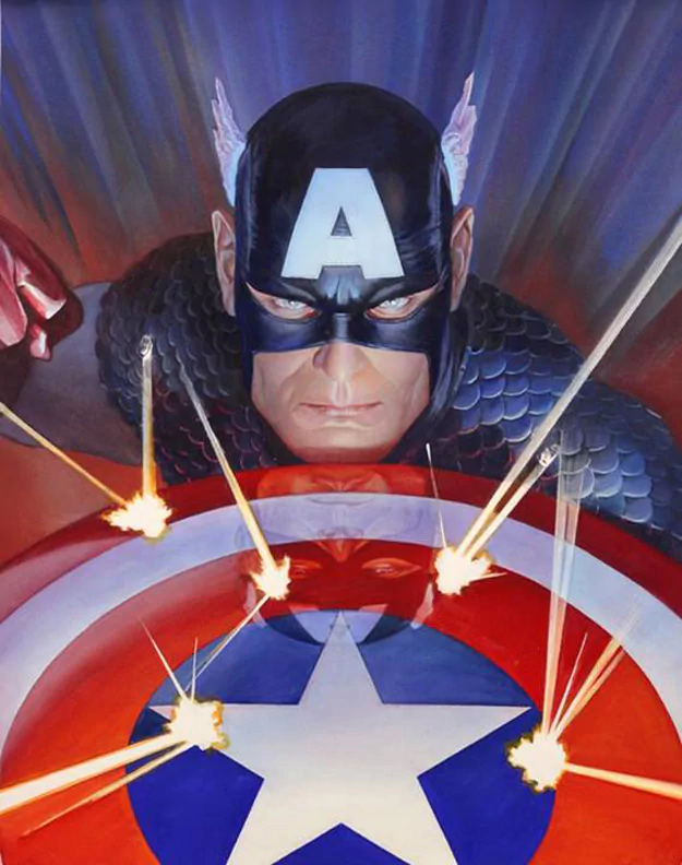Comic Captain America Image