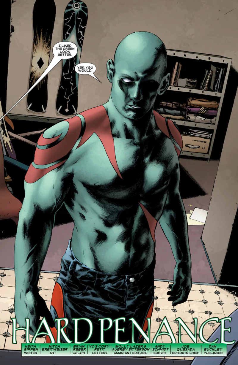 Drax The Destroyer Comic Guardians of the Galaxy Image