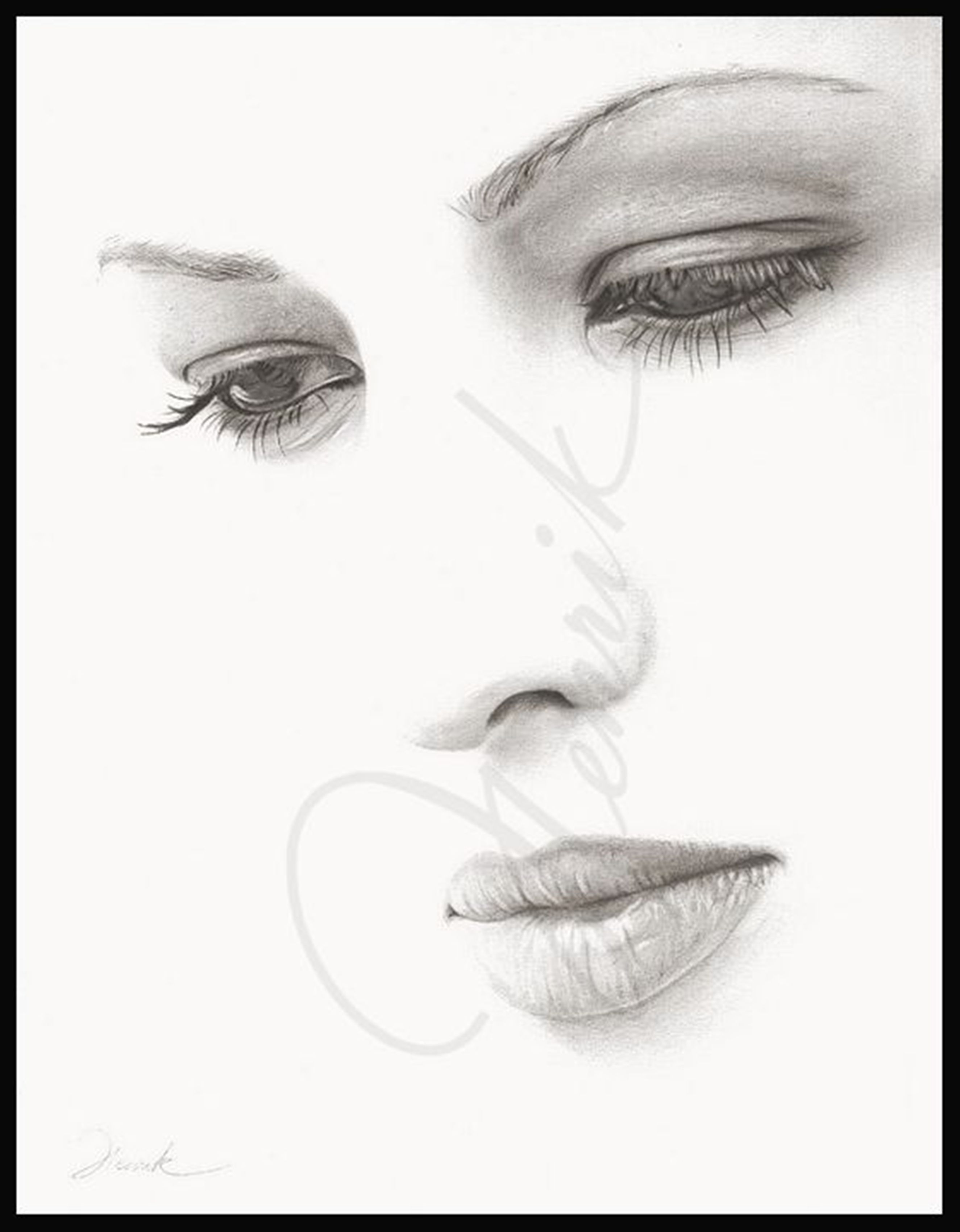 Snake Profile Drawing : Beautiful Woman Art | Giblrisbox Wallpaper