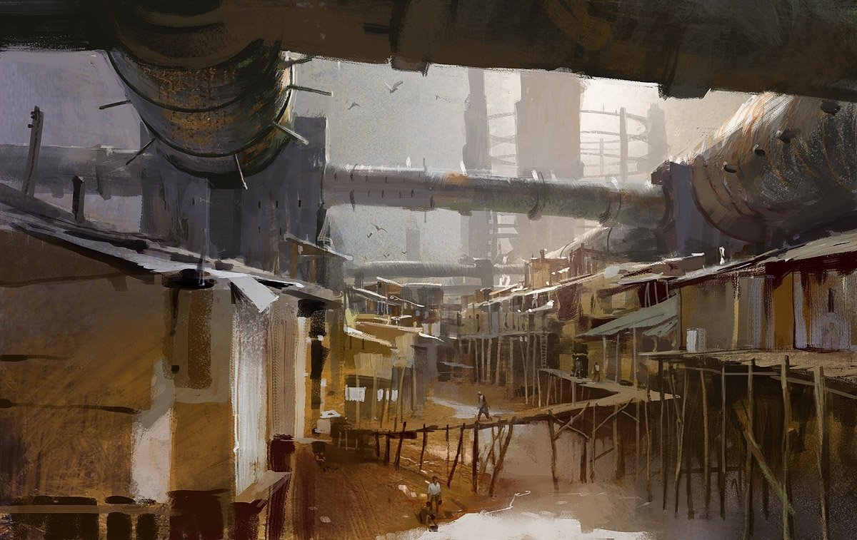 Download Sci Fi Industrial Dystopian Urban Art
