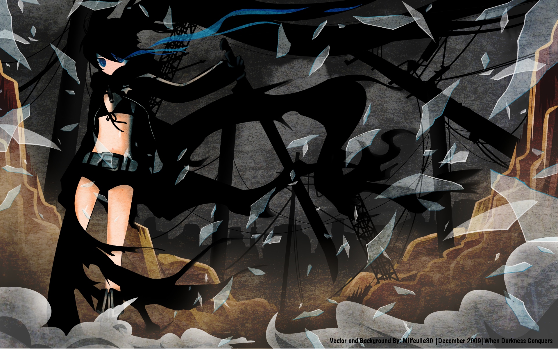 black rock shooter art illustration booklet book download