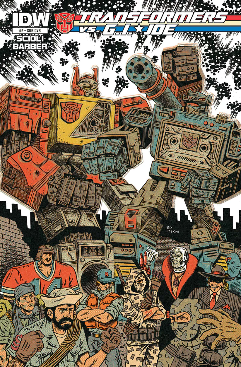 Comic transformers vs. g.i. joe Image