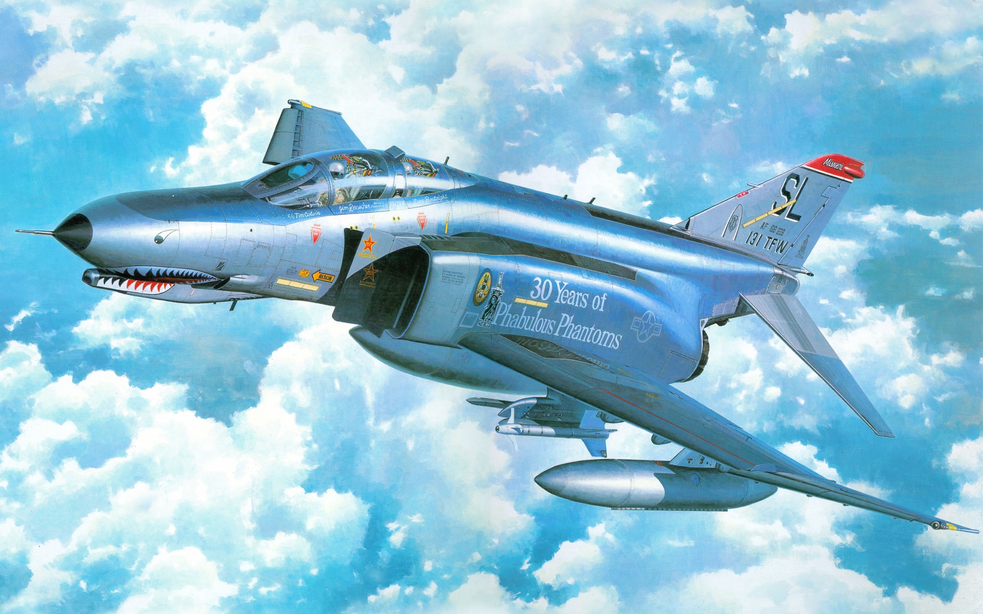 F-4 Phantom II Aviation Art - a photo on Flickriver