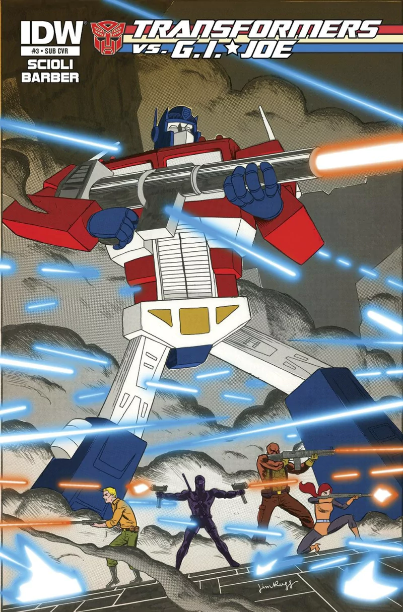 Comic transformers vs. g.i. joe Image