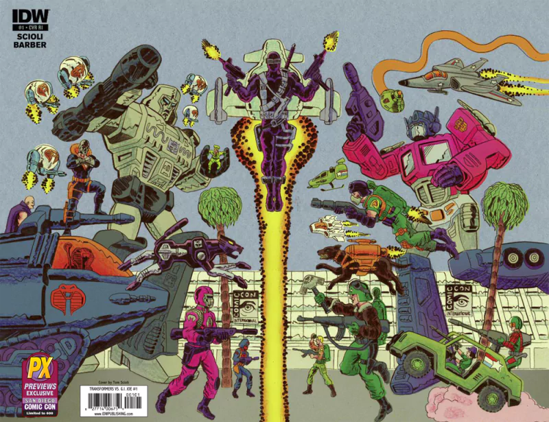 Comic transformers vs. g.i. joe Image