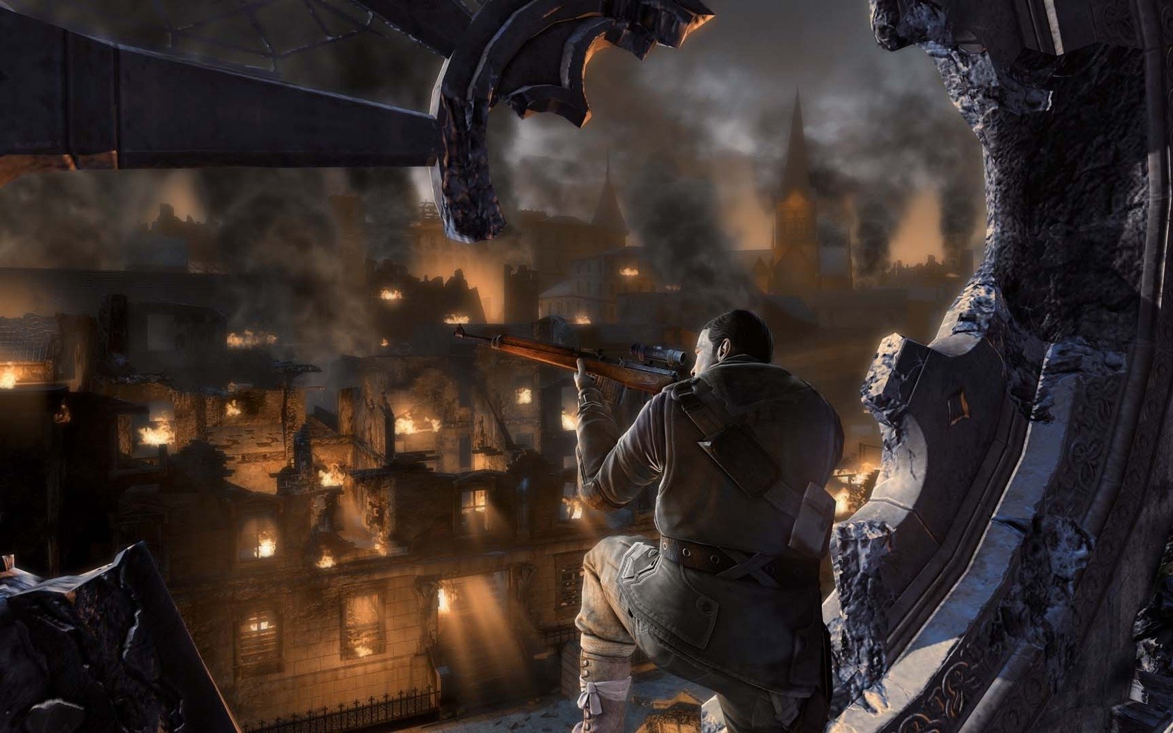 Download Sniper Rifle Video Game Sniper Elite V2 Art