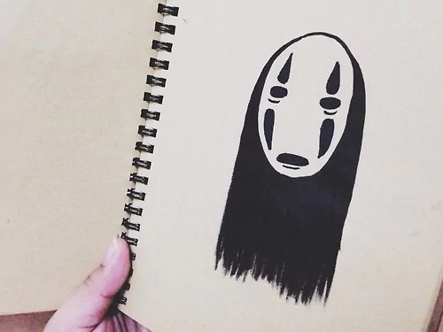 No-Face (Spirited Away) Anime Spirited Away drawing No-Face Image
