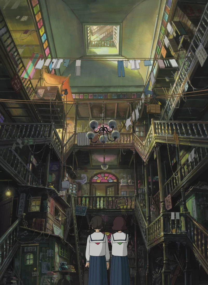 Anime From Up on Poppy Hill apartment interior colorful Image