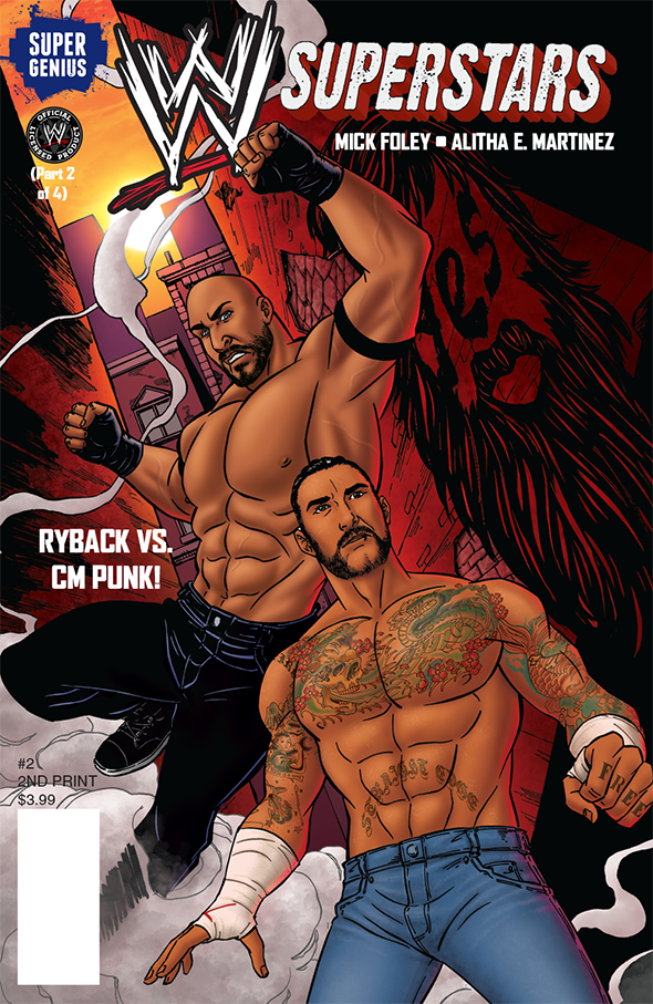 Download Comic Wwe Superstars Art