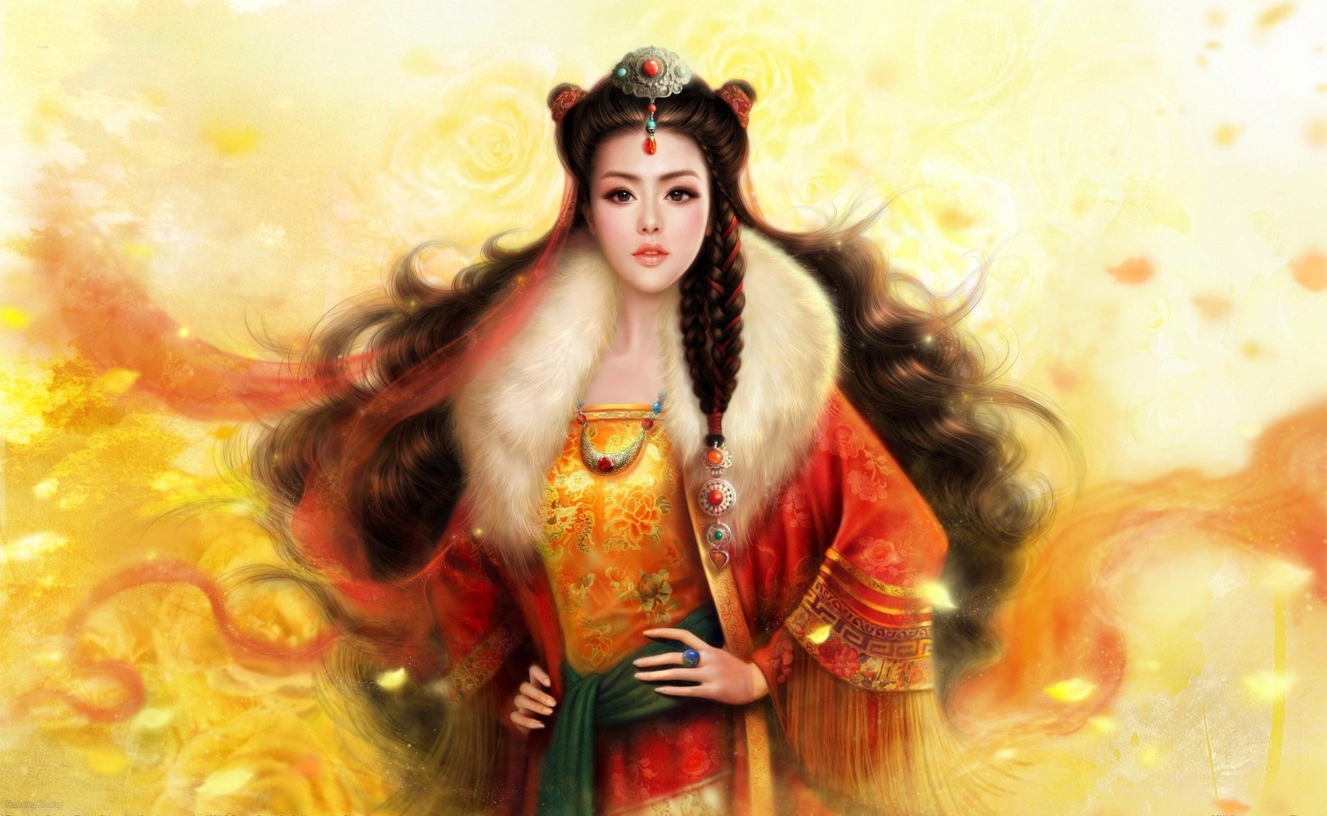 Download Ruoxing Zhang Fantasy Woman Art