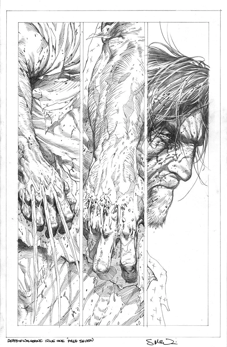 Comic death of wolverine Image