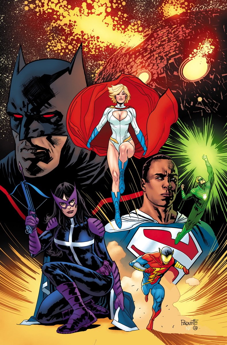 Download Thomas Wayne Alan Scott (DC Comics) Jay Garrick Superman Green Lantern Batman Flash Power Girl Huntress (DC Comics) Comic Earth 2 Art